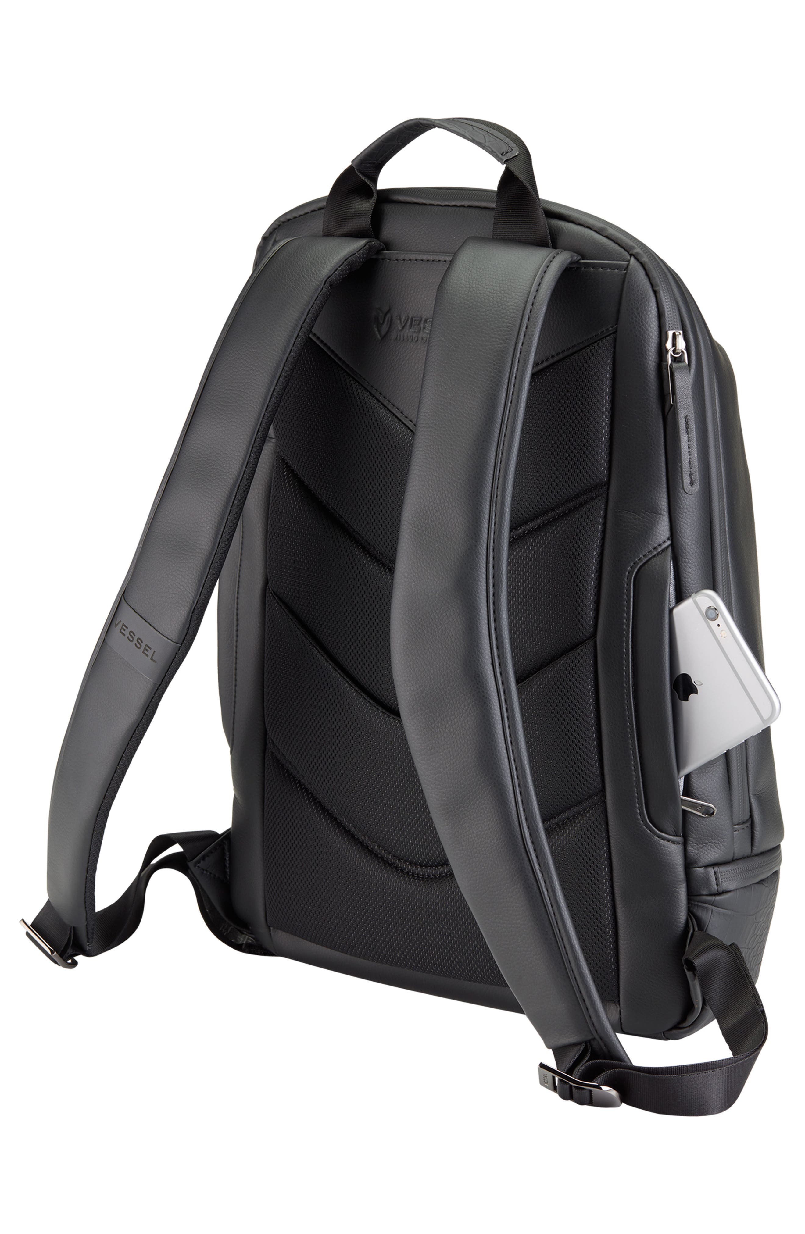 Vessel Signature 2.0 Faux Leather Backpack, Alternate, color, 