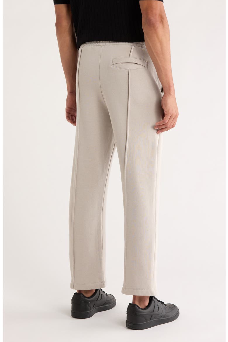 Relaxed Fit Front Seam Knit Pants, Alternate, color, GRAY