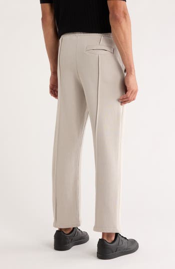 Relaxed Fit Front Seam Knit Pants