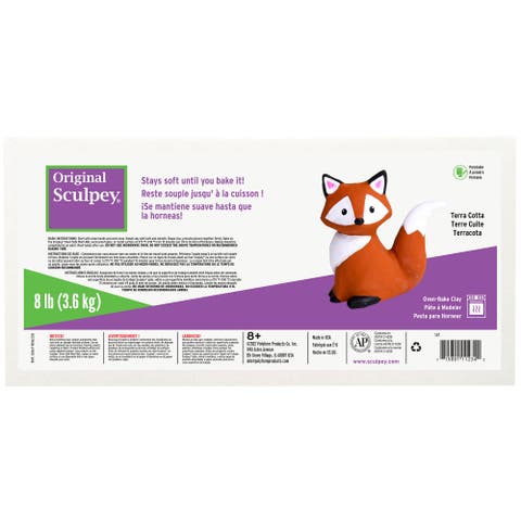 Terra Cotta, 8 lb Polymer Oven Bake Clay