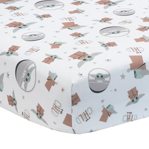 Star Wars Mandalorian The Child/Baby Yoda/Grogu Fitted Crib Sheet
