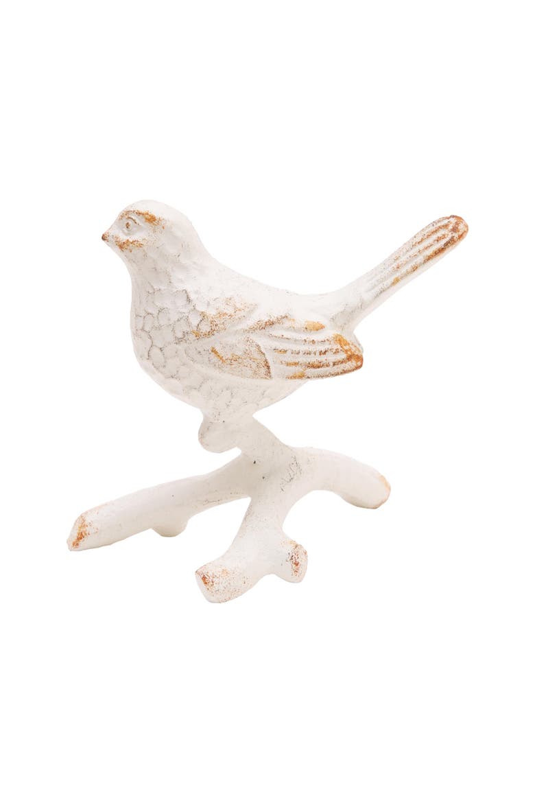 Abeline Decorative White Bird Figurine, Alternate, color, White