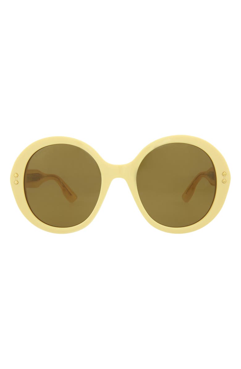 Gucci 54mm Round Sunglasses, Main, color,