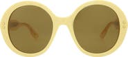 Gucci 54mm Round Sunglasses