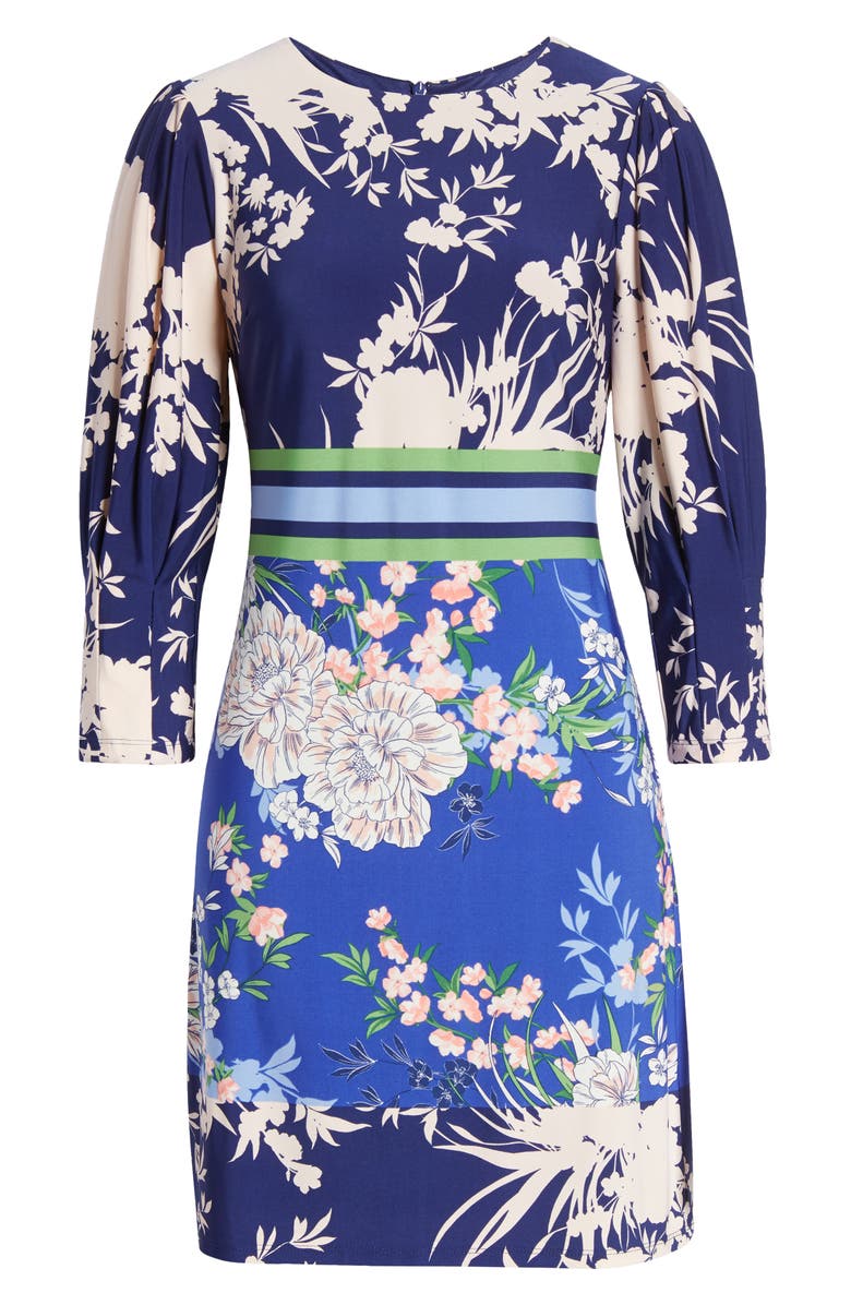 Vince Camuto Mixed Floral Shift Dress, Alternate, color, 