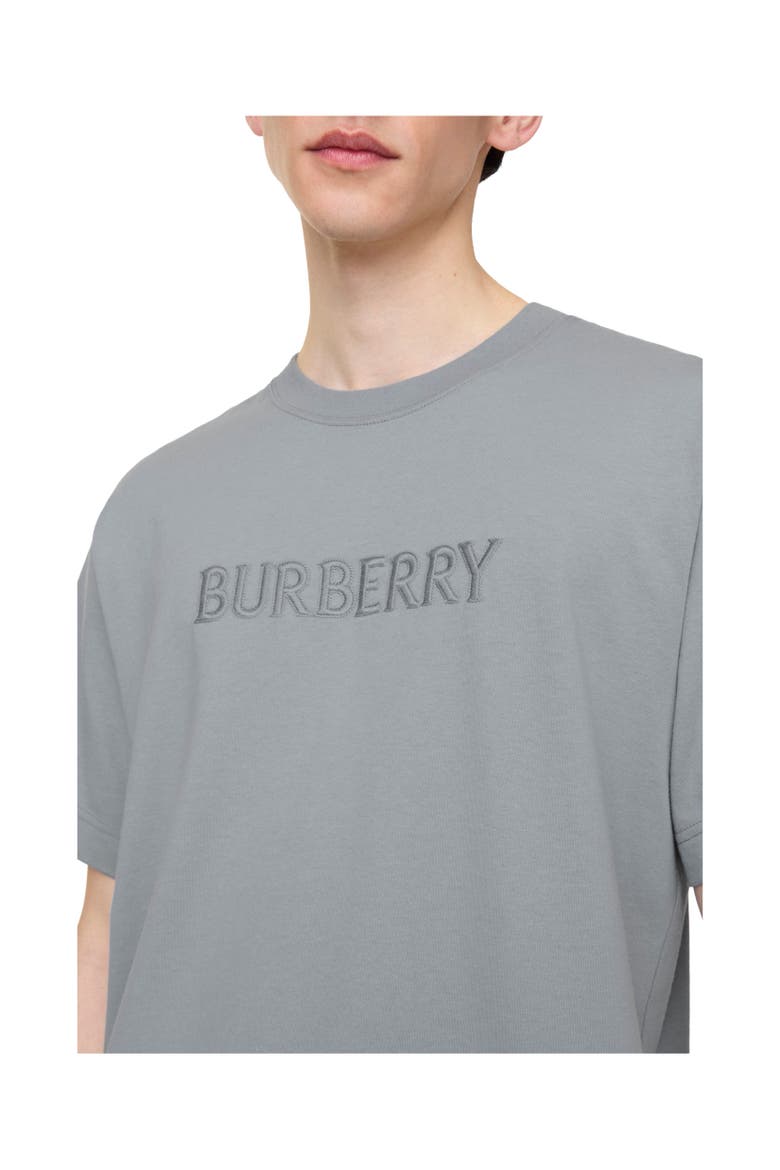 Logo Cotton T-shirt, Alternate, color, Forecast grey