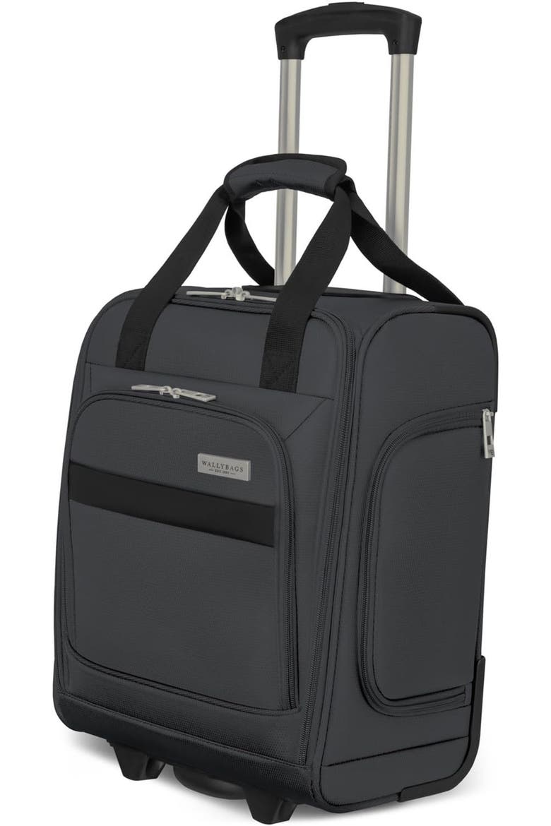 Stratford Softside 16" Underseat Carry On Luggage, Alternate, color, Graphite