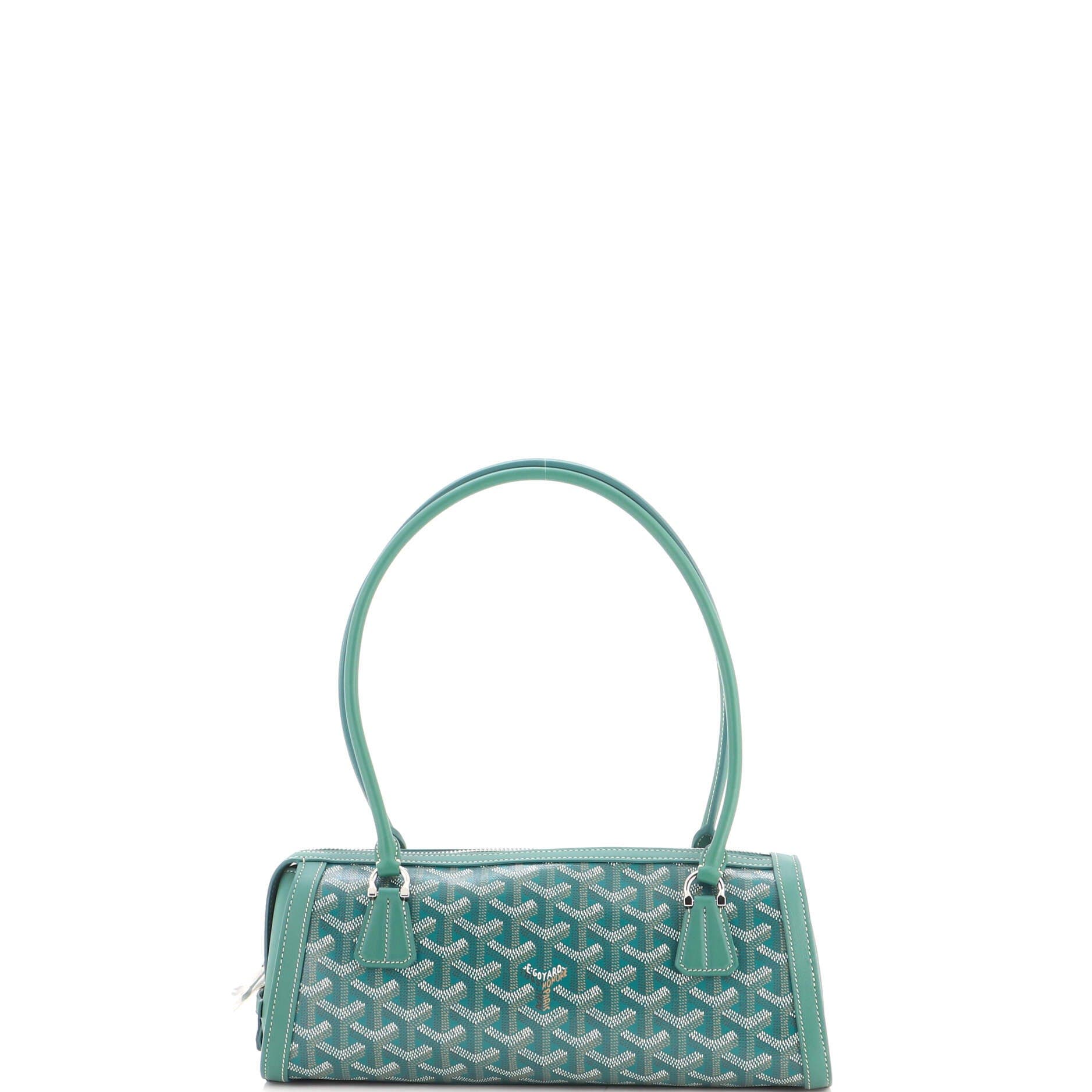 Bonbonniere Bag Coated Canvas, Main, color, Green