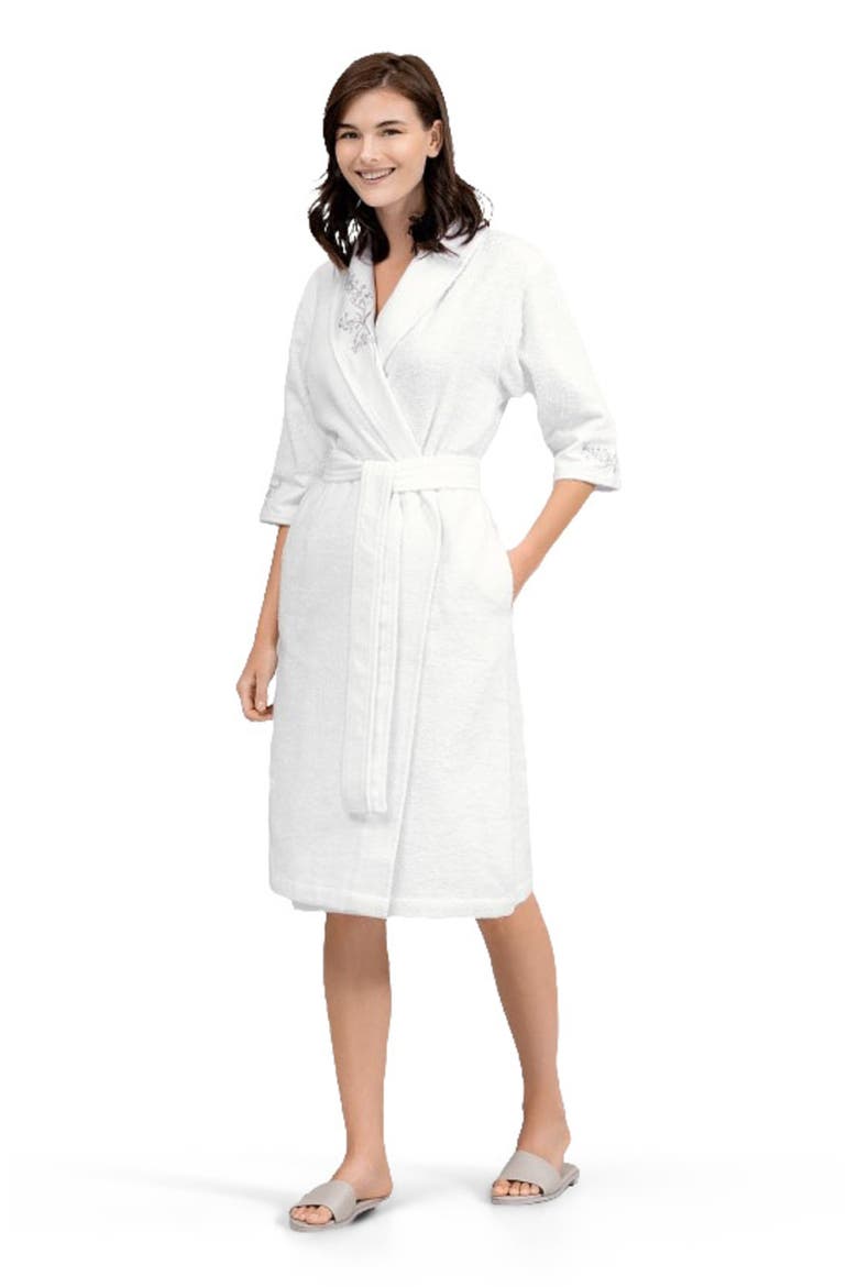 Solange Women's Bathrobe, Main, color, White