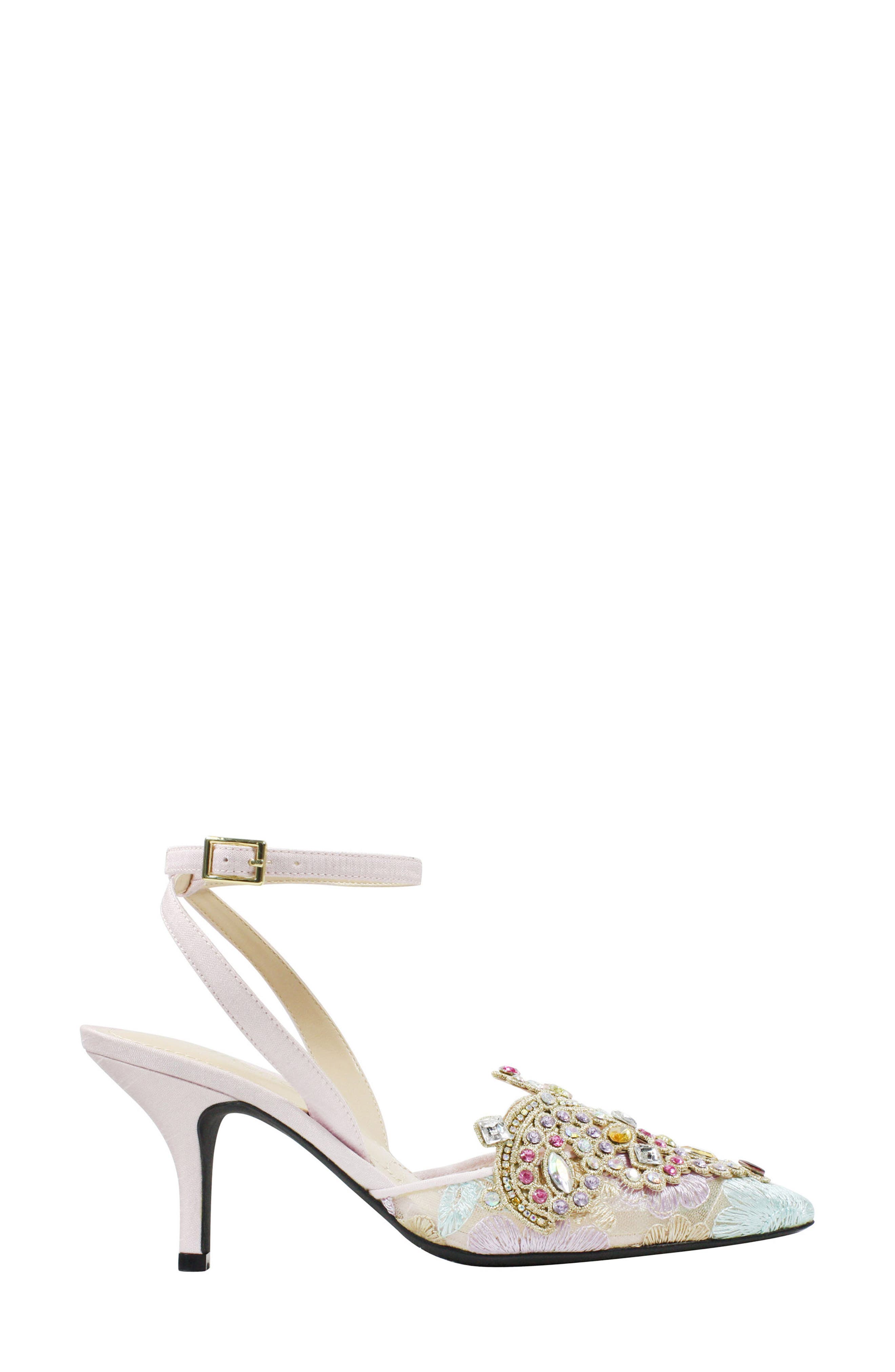 Desdemona Embellished Pump, Alternate, color, PINK PASTEL MULTI FABRIC