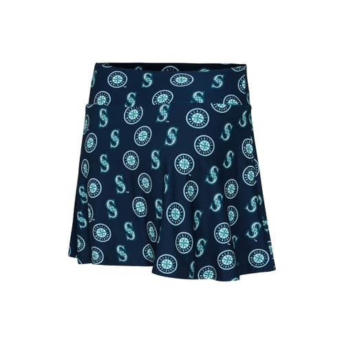 CONCEPTS SPORT CONCEPTS SPORT  NAVY SEATTLE MARINERS KNIT TANK TOP & SKORT SET 