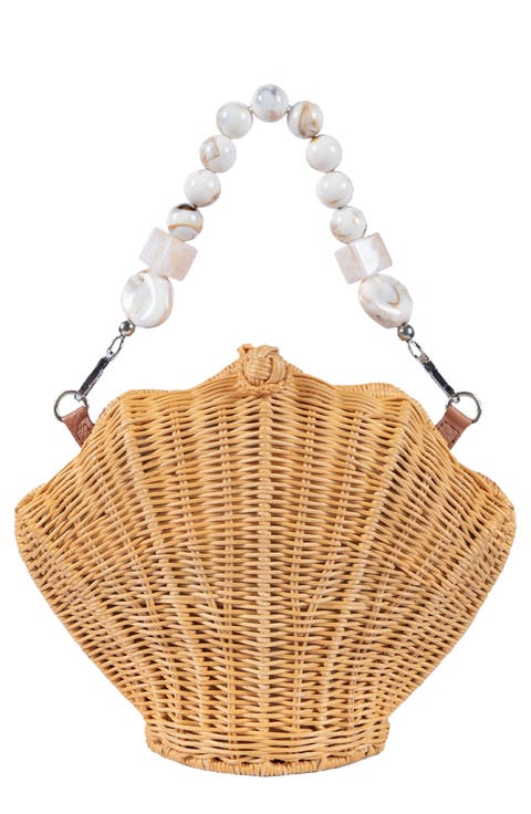 Shellie Shell Basket Bag