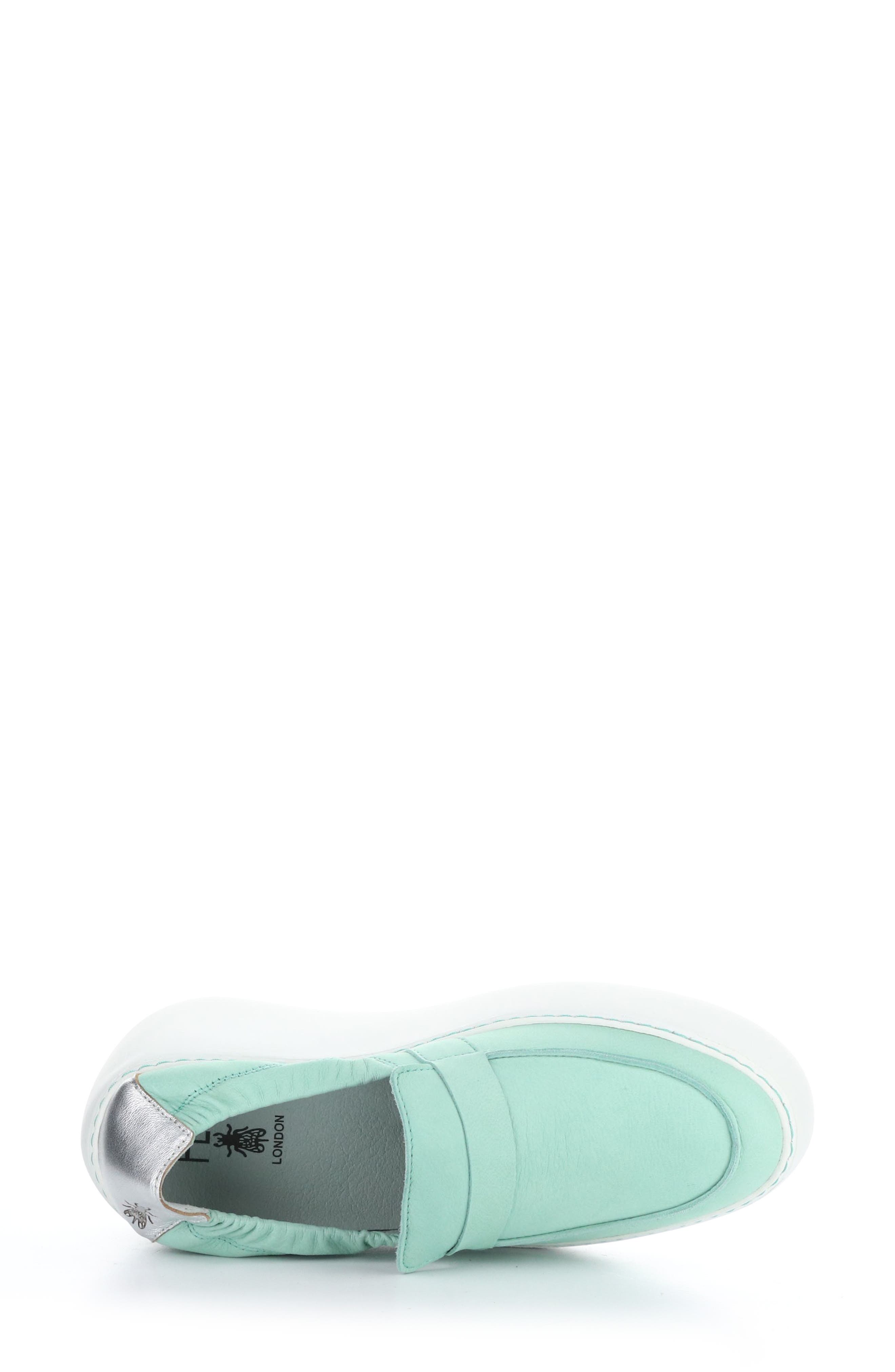 Duli Platform Wedge Loafer, Alternate, color, 002 MINT/SILVER