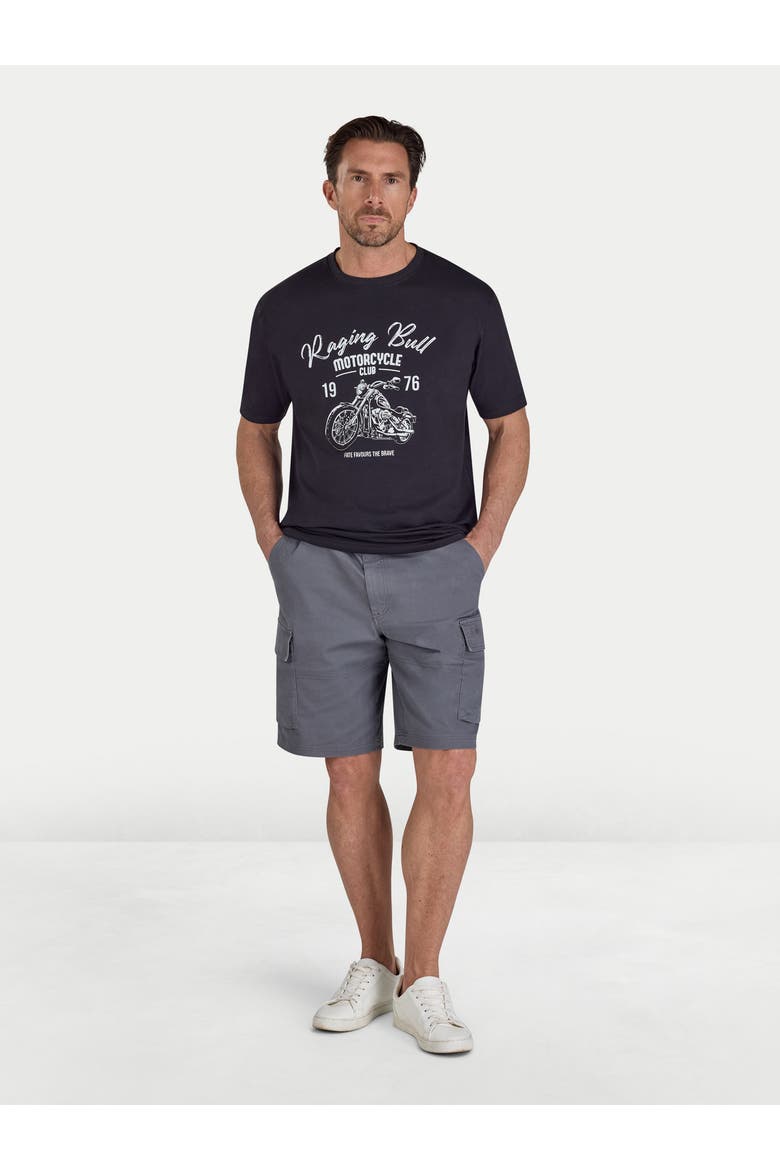 Motorcycle Club Printed T-Shirt, Alternate, color, Black