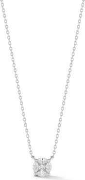 GLAZE JEWELRY Illusion Cubic Zirconia Pendant Necklace
