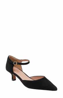 Linea Paolo Carey Ankle Strap Pointed Toe Pump