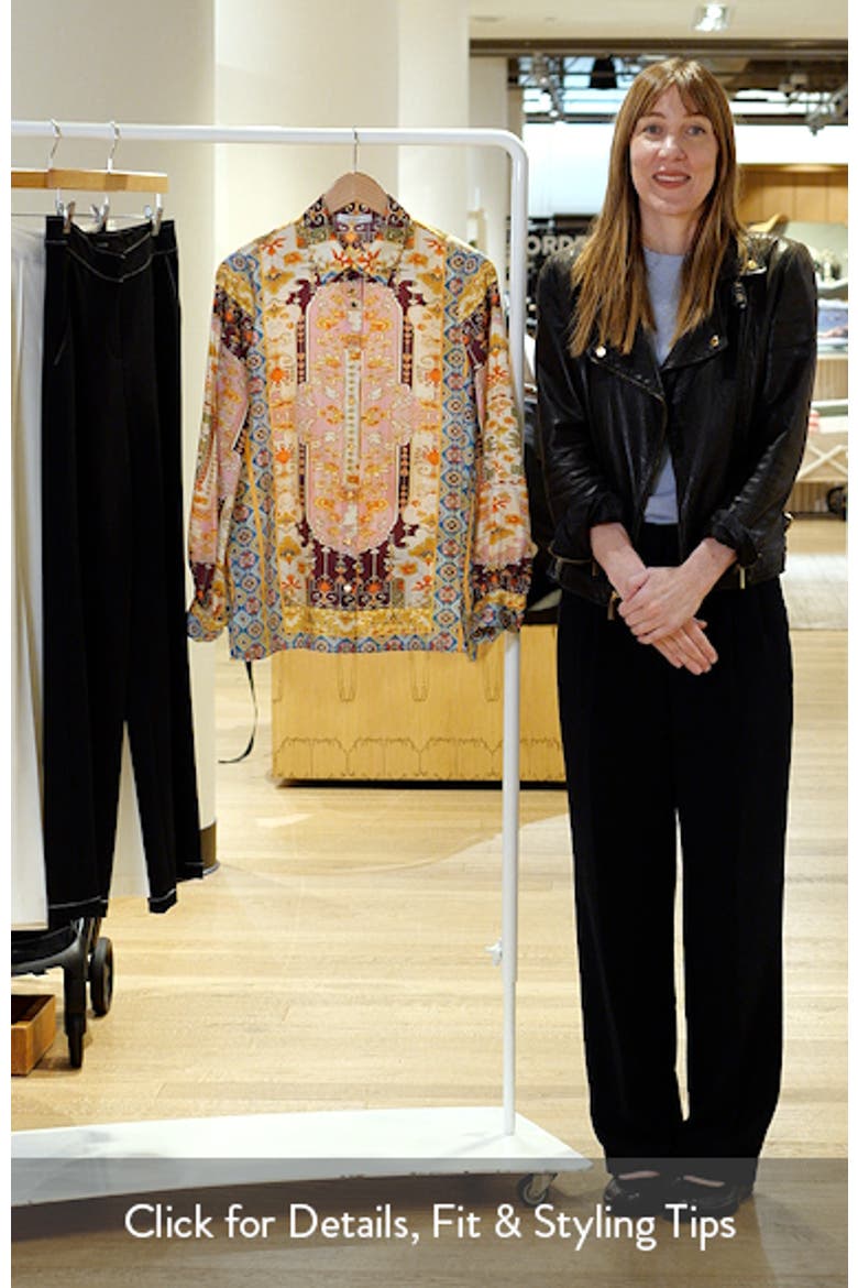 The Lior Mix Print Woven Shirt video