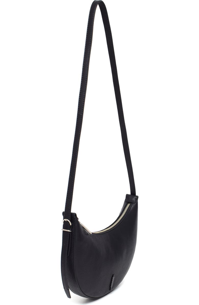 Thacker Silas Leather Crossbody Bag, Alternate, color, Black