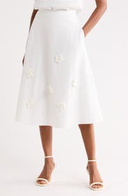 Rebecca Taylor Priya Cotton Poplin Skirt