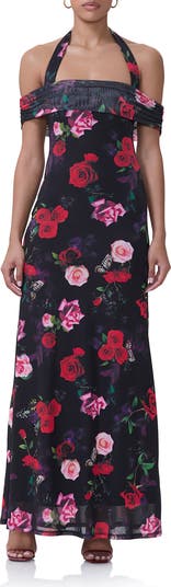 show off mesh midi dress Baltic Born Womens Alessandra Mesh Midi Dress | Peacock