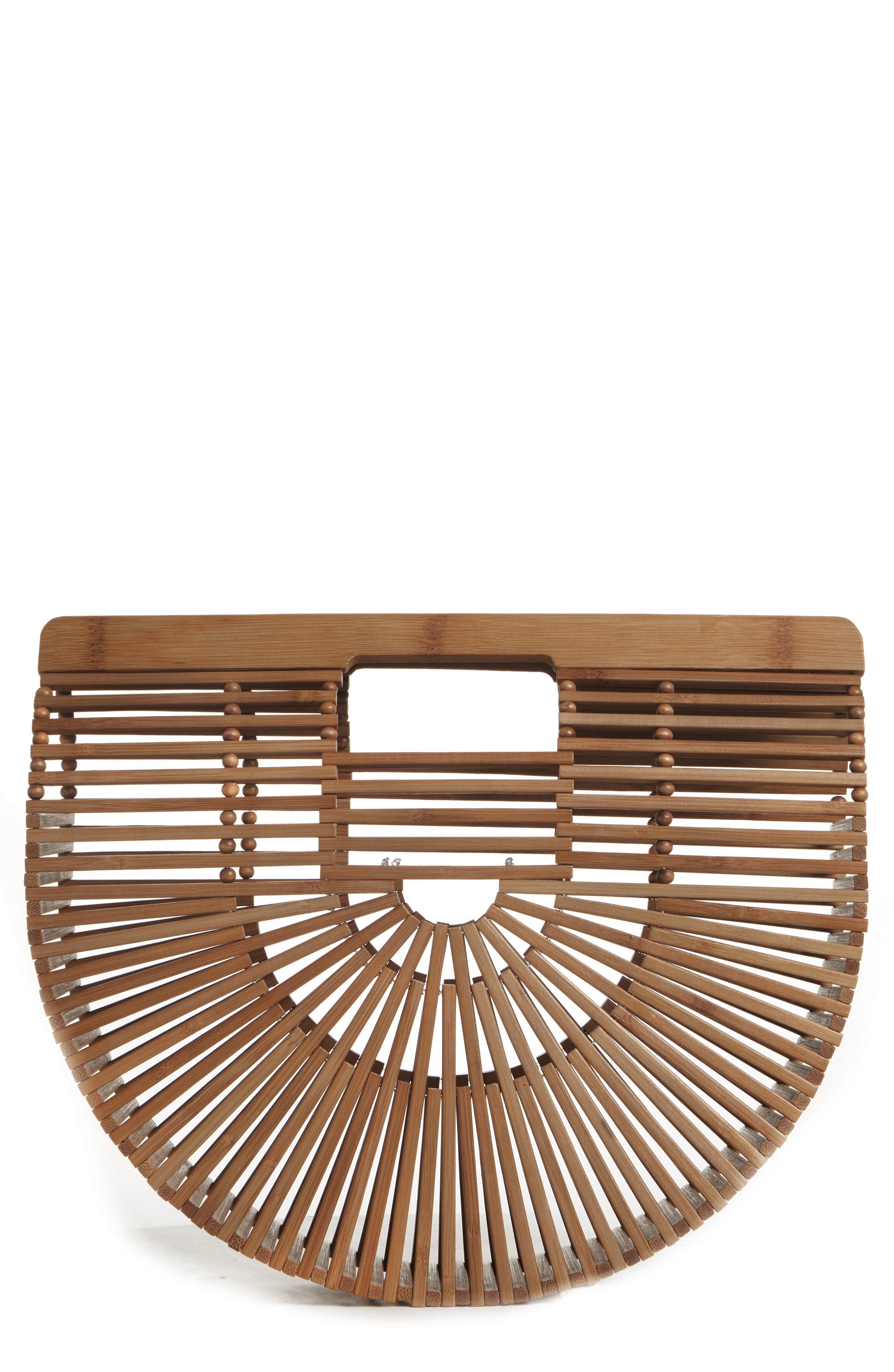 Cult Gaia Small Ark Bamboo Handbag, Main, color, 