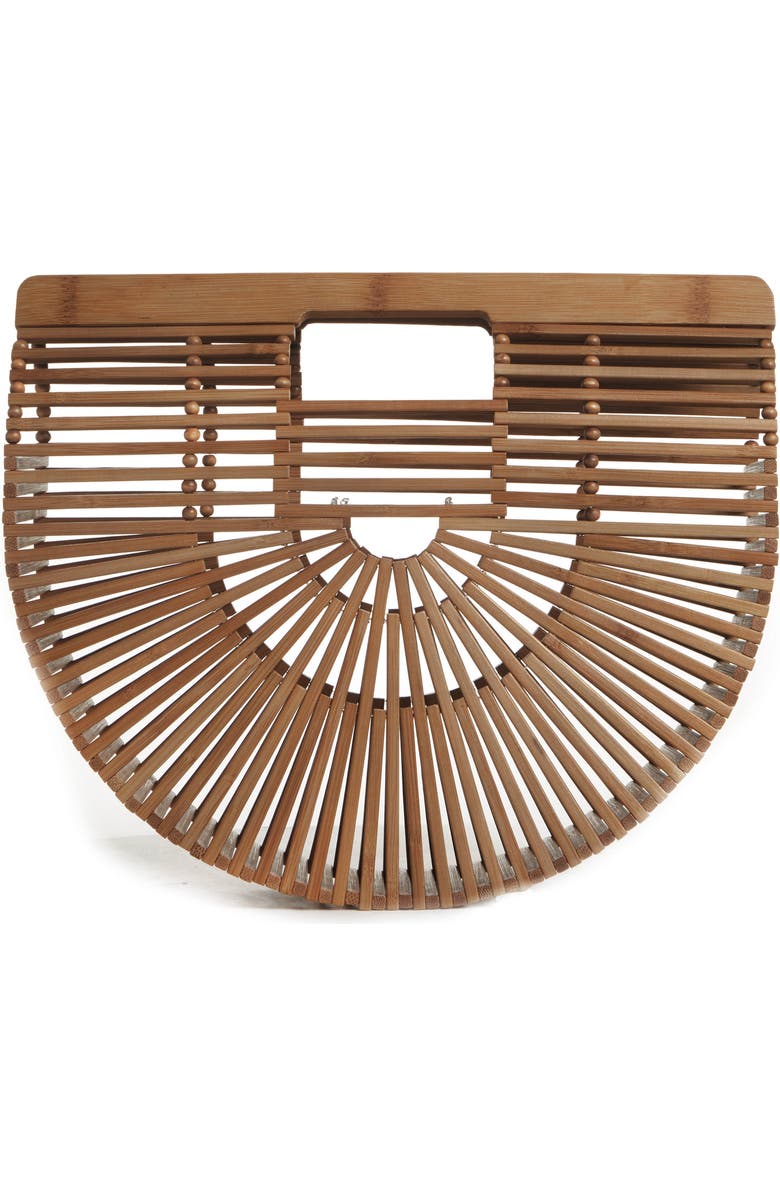 Cult Gaia Small Ark Bamboo Handbag, Main, color,