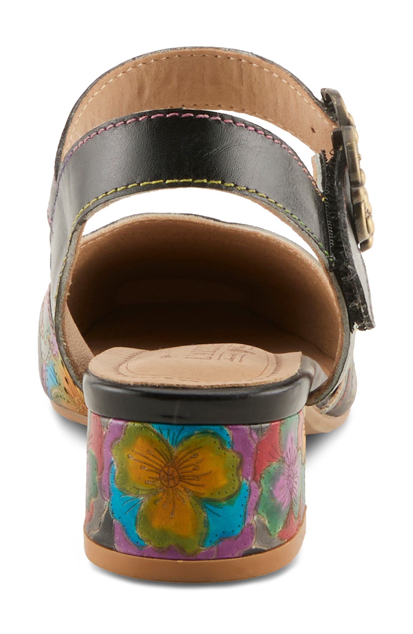 L'Artiste by Spring Step Funferbiz Ankle Strap Pump, Alternate, color, Black Multi