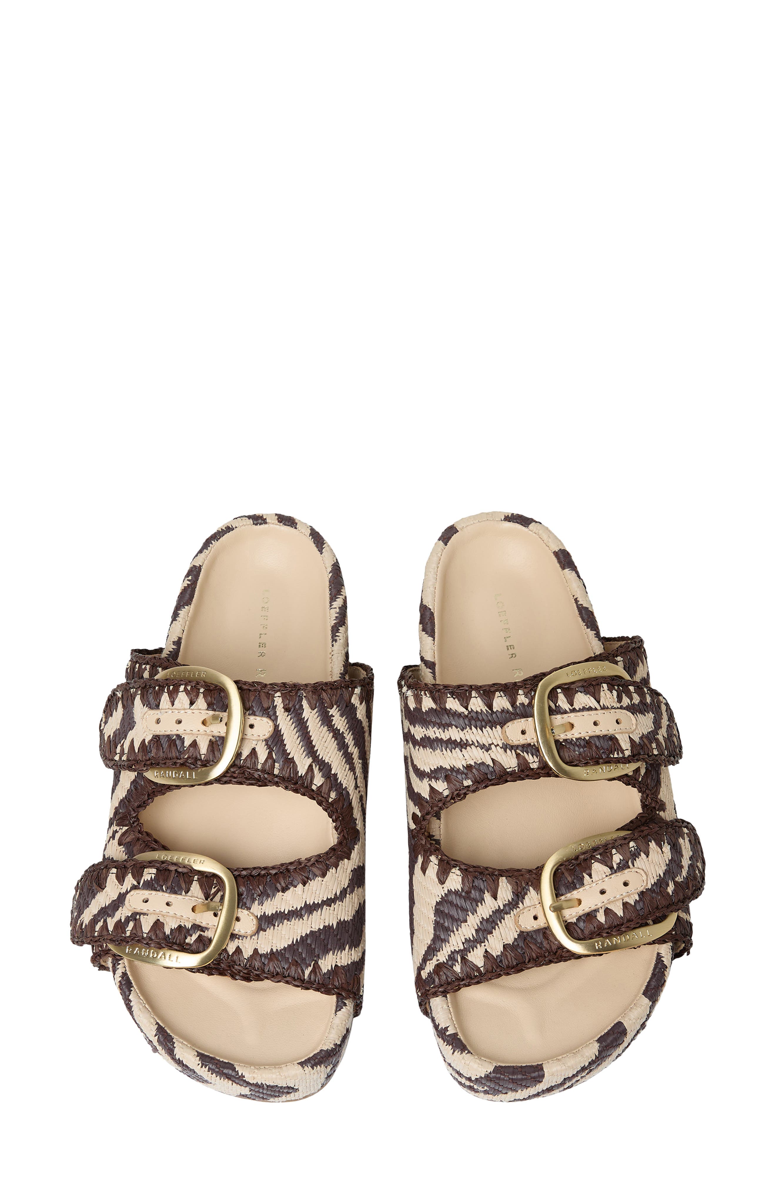 Loeffler Randall Nico Platform Sandal, Alternate, color, Vintage Zebra