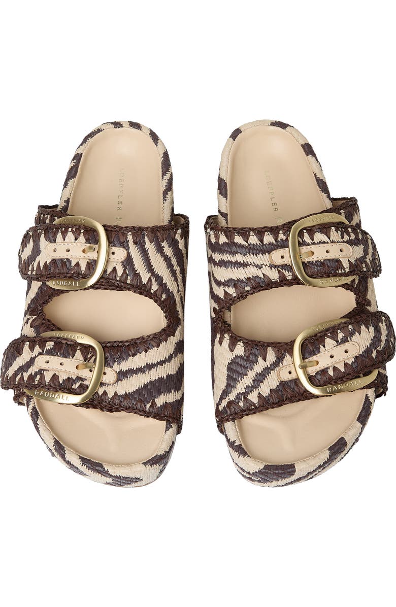 Loeffler Randall Nico Platform Sandal, Alternate, color, Vintage Zebra