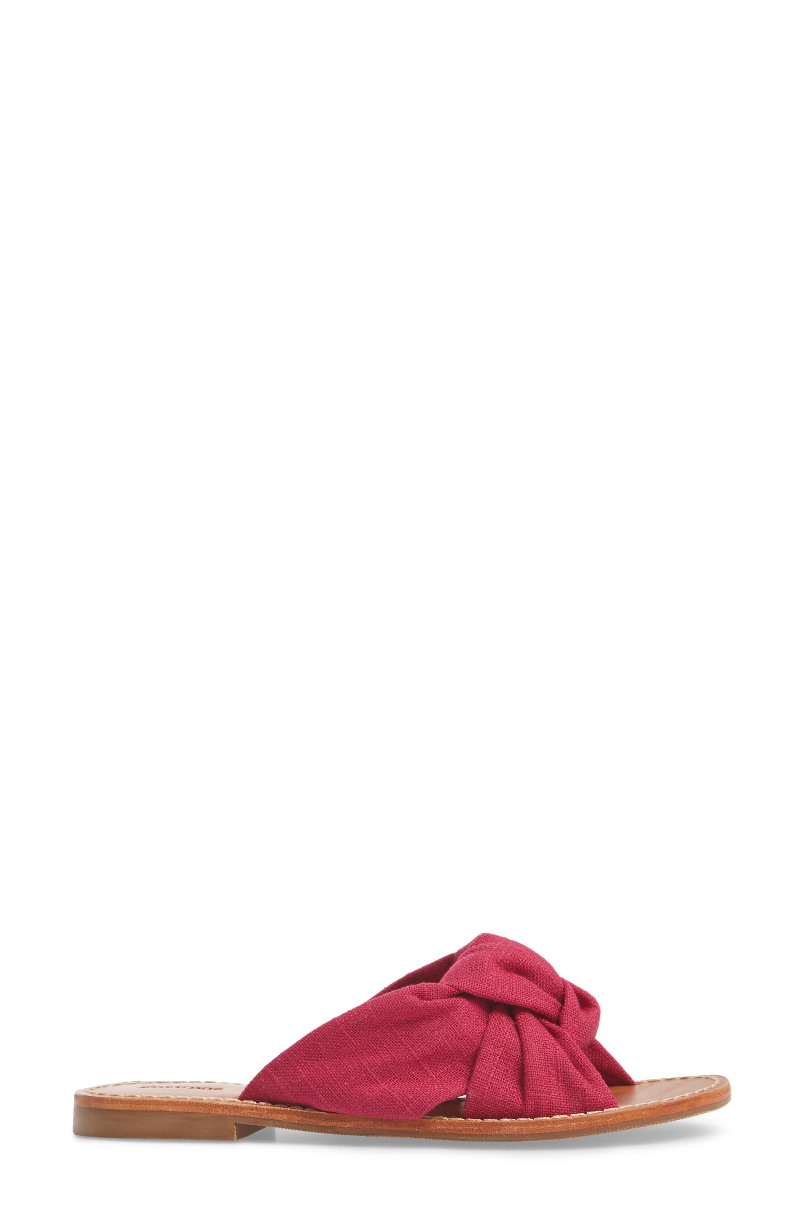 Soludos Knotted Slide Sandal, Alternate, color, 