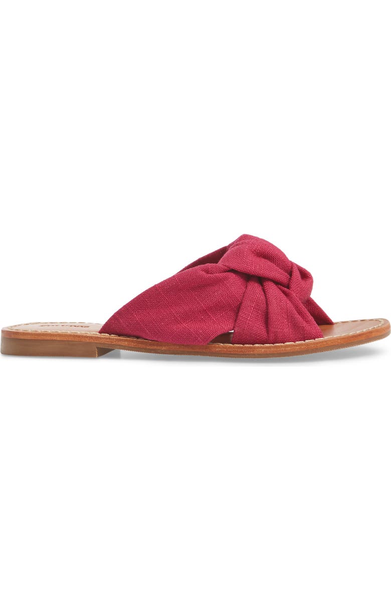 Soludos Knotted Slide Sandal, Alternate, color,