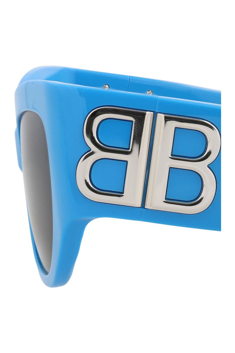 55mm Cat Eye Sunglasses, Alternate, color, LIGHT BLUE LIGHT BLUE GREY