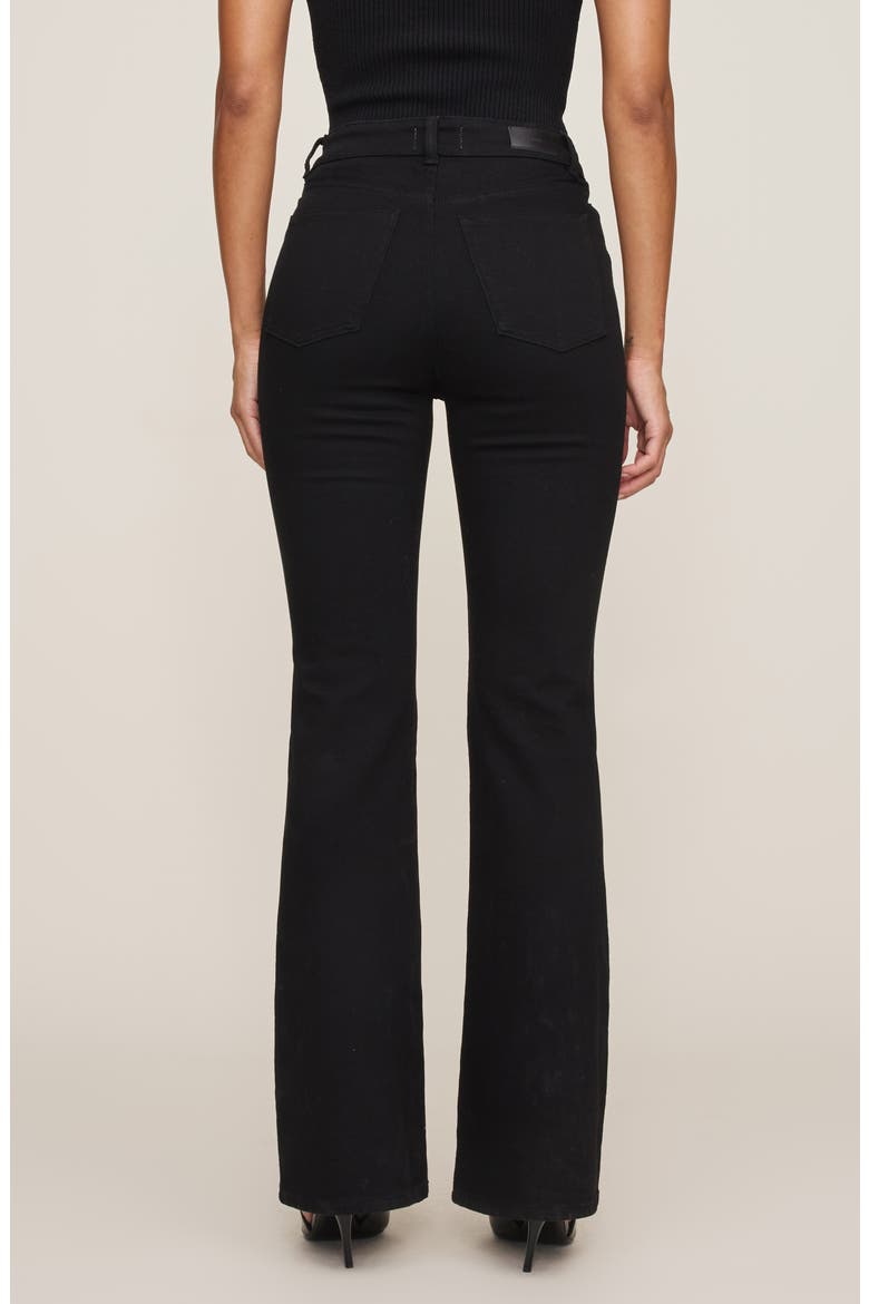 Claira Contoured Instasculpt™ Bootcut Jeans, Alternate, color, BLACK