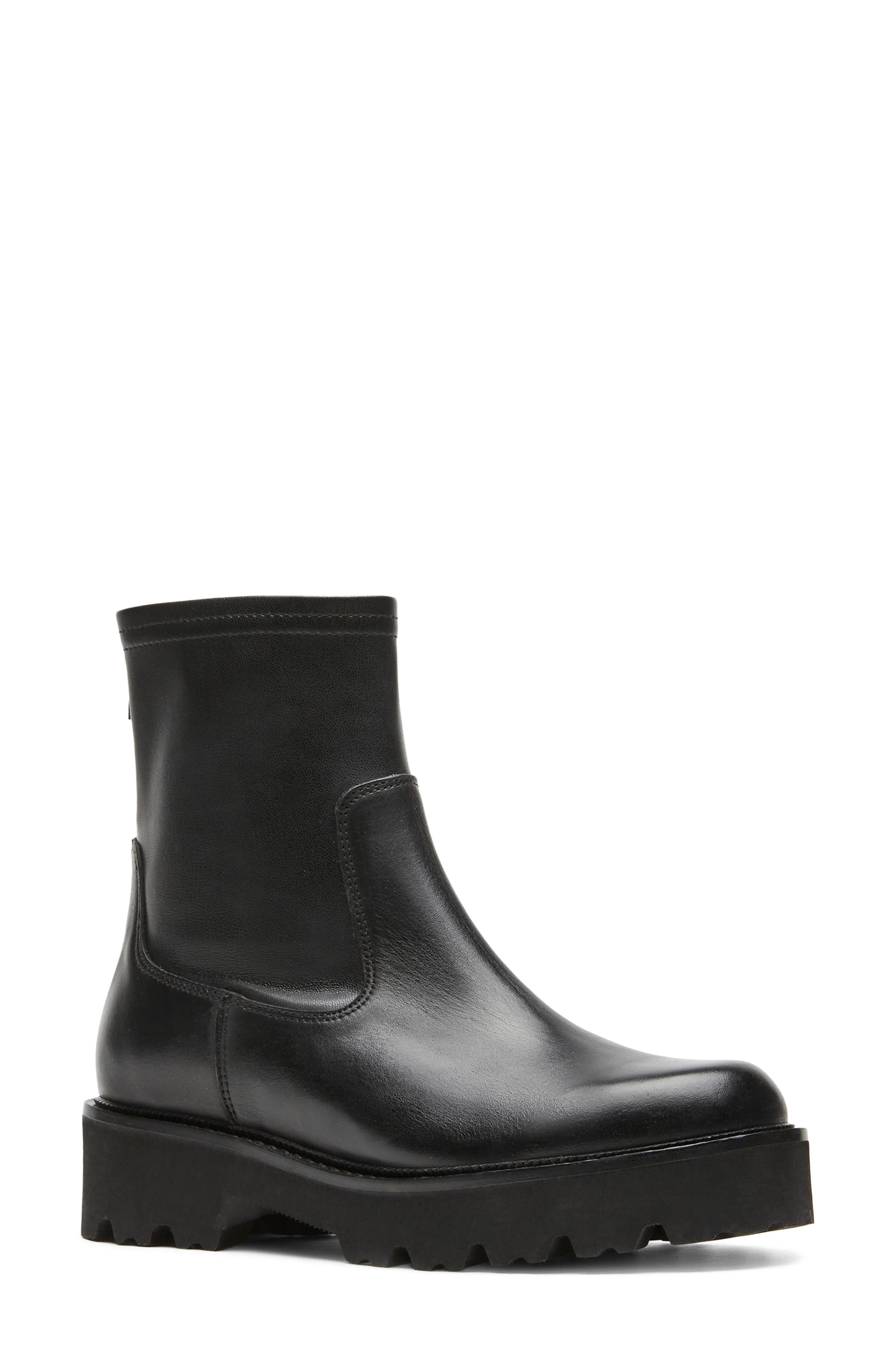 Adventure Leather Platform Bootie