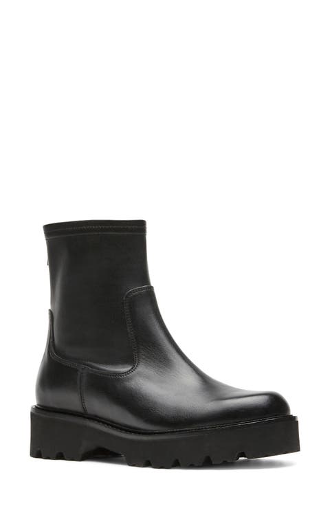 Adventure Leather Platform Bootie