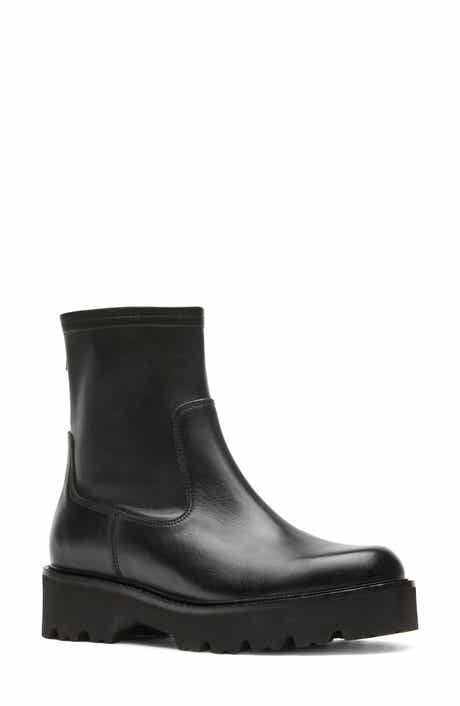 Adventure Leather Platform Bootie