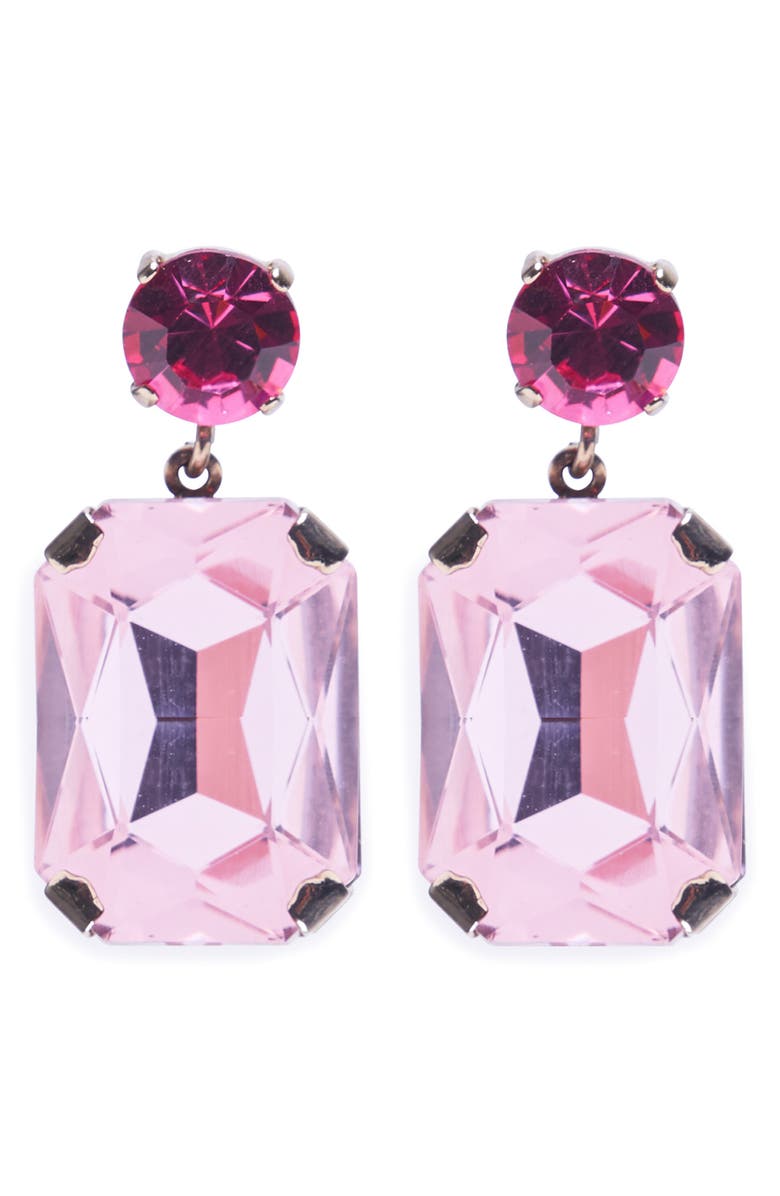Carolina Herrera Riviere Crystal Drop Earrings, Main, color, 