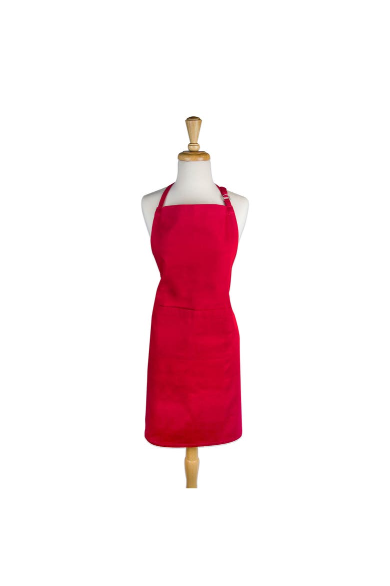 Solid Chino Chef Apron, Alternate, color, Tango Red