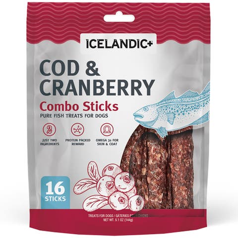 16 Count Cod & Cranberry Dog Treats