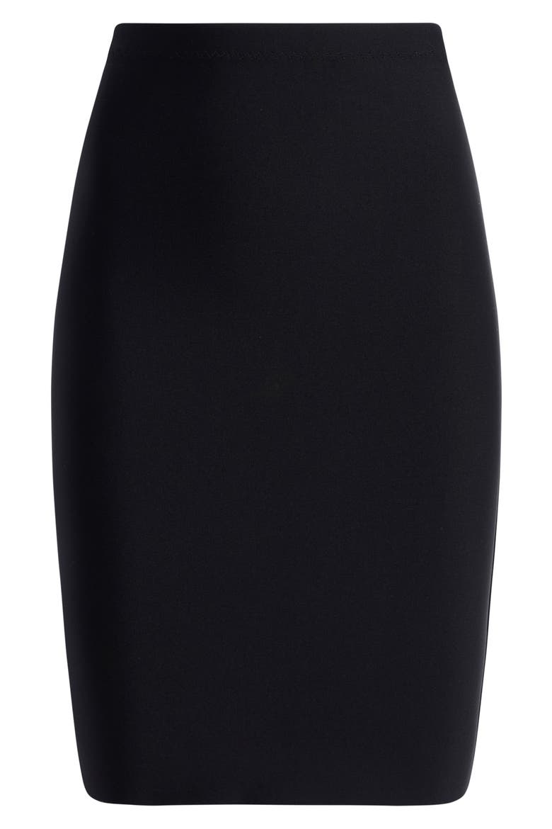 Two-Faced Tech High Waist Shaper Skirt, Alternate, color, BLACK