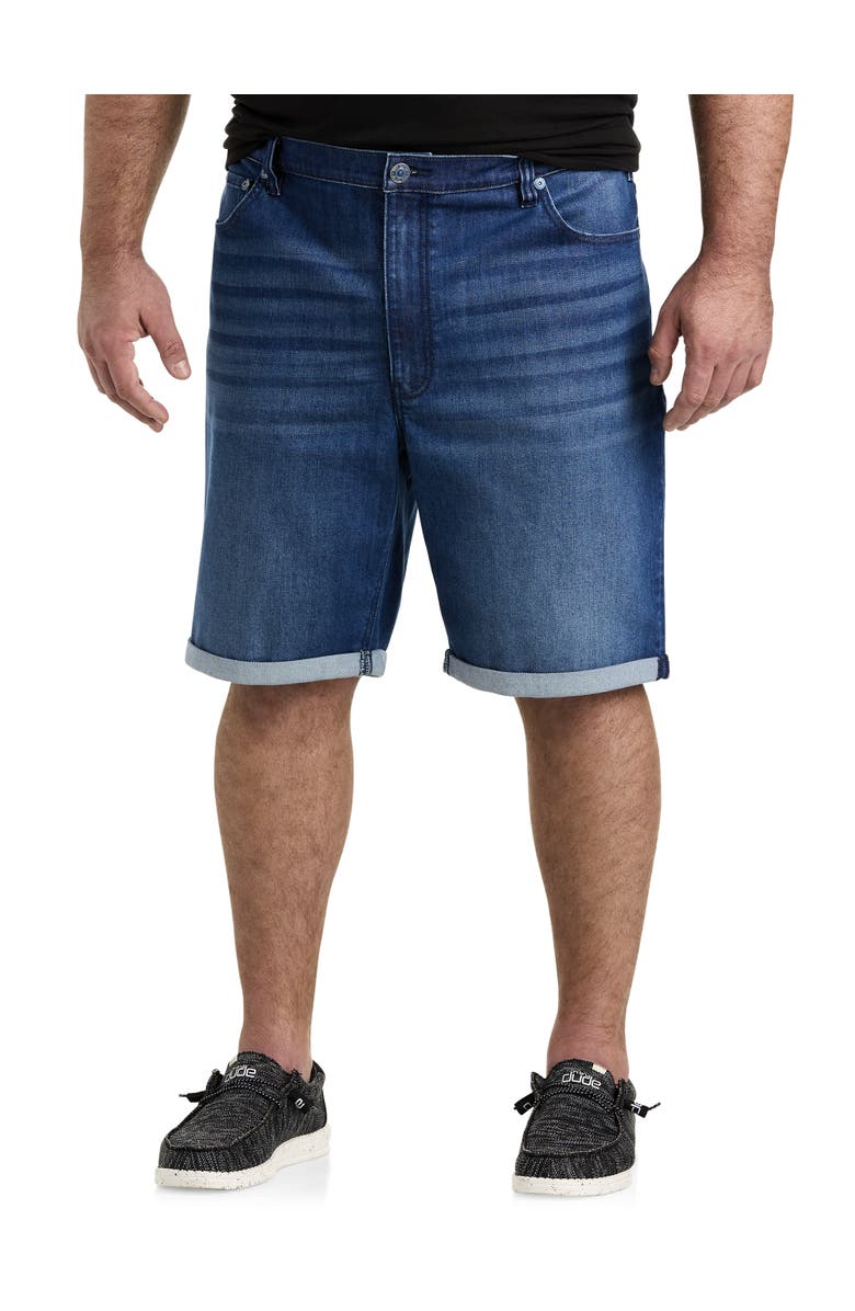 True Nation by DXL Athletic Fit Denim Shorts, Main, color, 