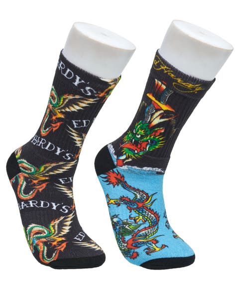 360 Print Full Cushion Crew Sock 2-Pack