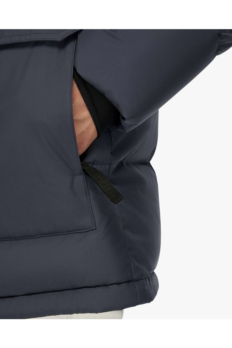 ALEXANDER | Hooded Recycled Down Winter Jacket, Alternate, color, True Navy