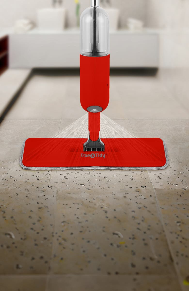 SALAV True & Tidy 250 Refillable Spray Mop, Alternate, color, Red