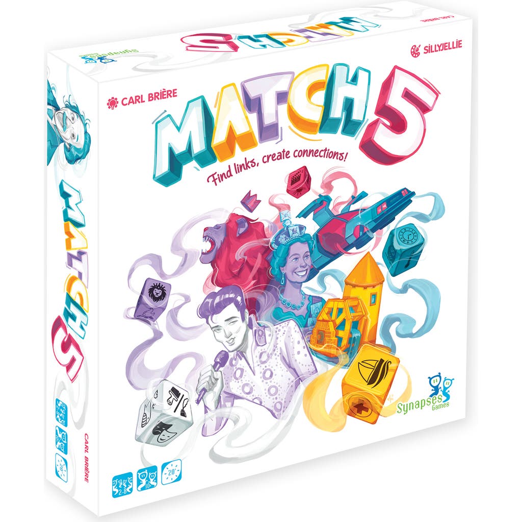 Synapses Games Match 5 Family Board Game Word Association and Dice Game in Multicolored  product
