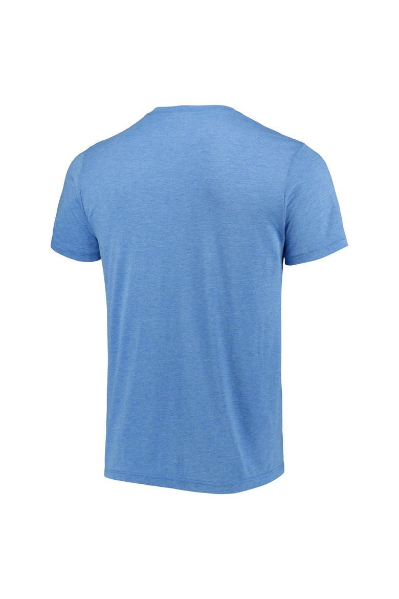 Men's Homage Jonathan Taylor Heathered Royal Indianapolis Colts NFL Blitz Player Tri-Blend T-Shirt, Alternate, color, Heather Royal