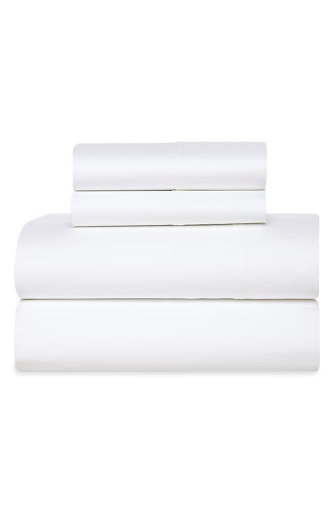 Four-Piece Cotton Percale Sheet Set