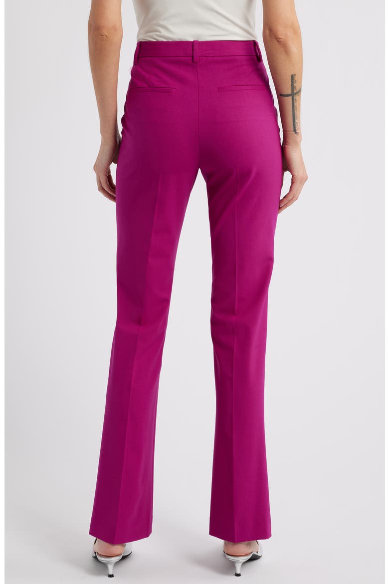 Slim Fit Stretch Wool Trousers, Alternate, color, WILDFLOWER
