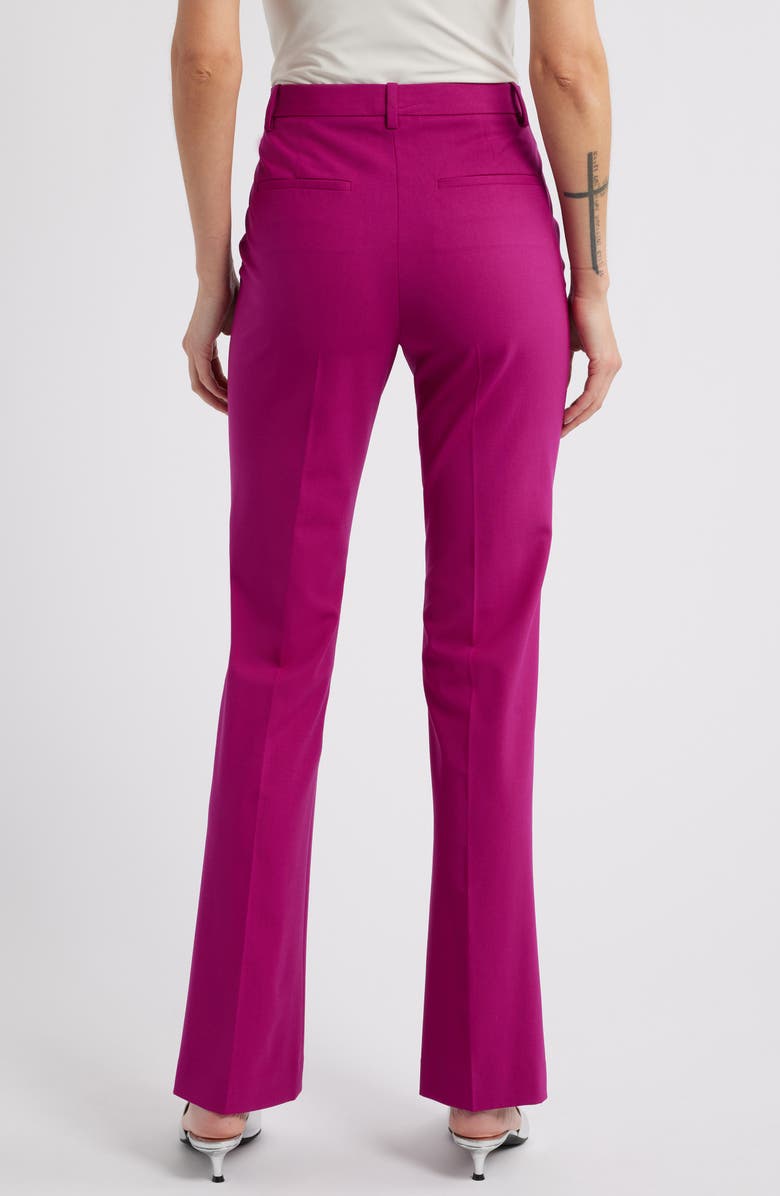 Theory Slim Fit Stretch Wool Trousers, Alternate, color, Wildflower