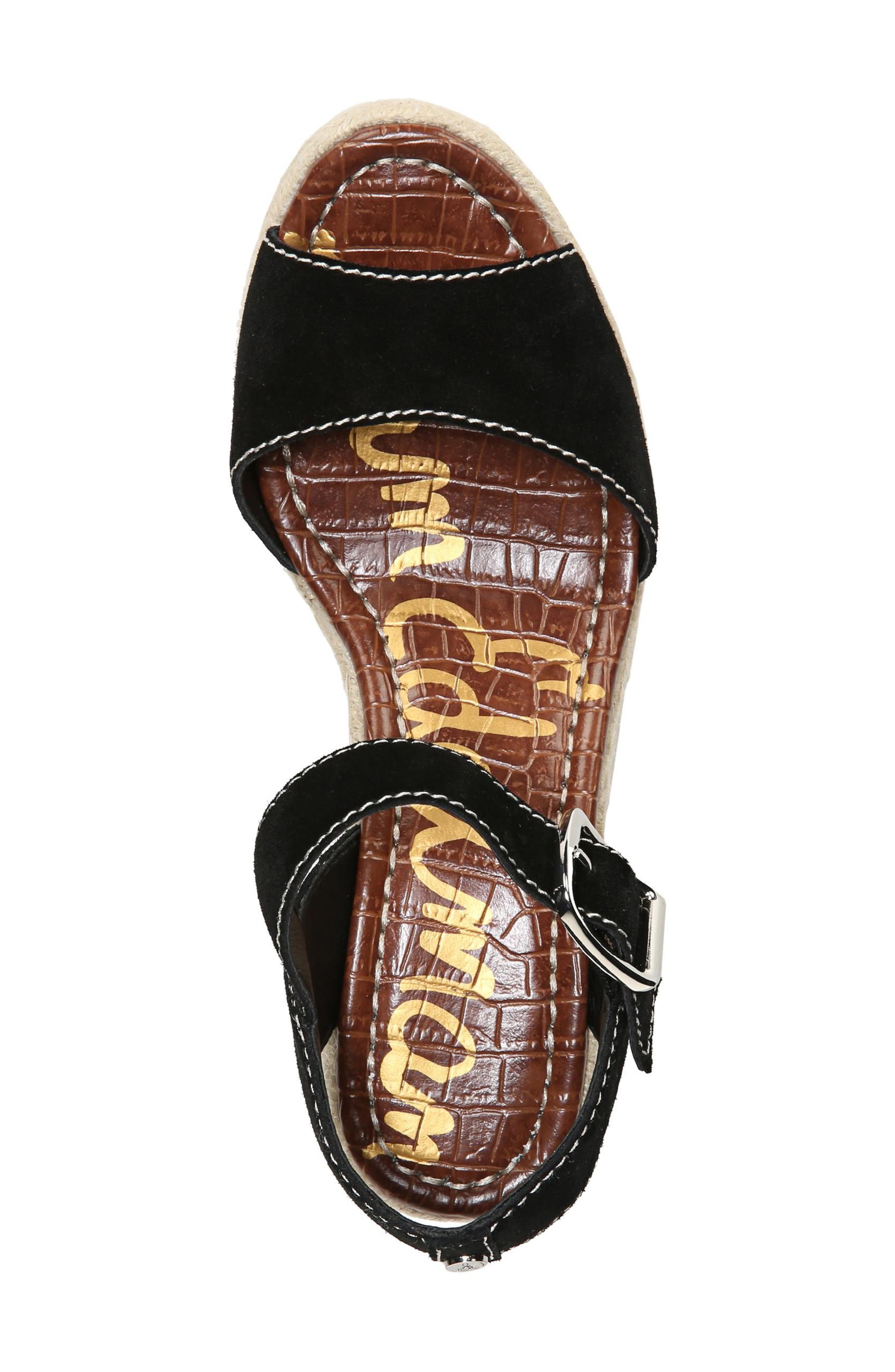 Dimitree Wedge, Alternate, color, BLACK SUEDE